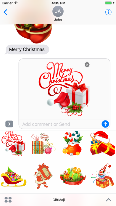 Christmas Gifts - Stickers for iMessage Screenshot 2 - AppWisp.com Christmas Gifts - Stickers for iMessage Screenshot 2 - AppWisp.com