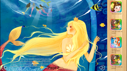 Screenshot #1 pour The Little Mermaid - Interactive Book iBigToy