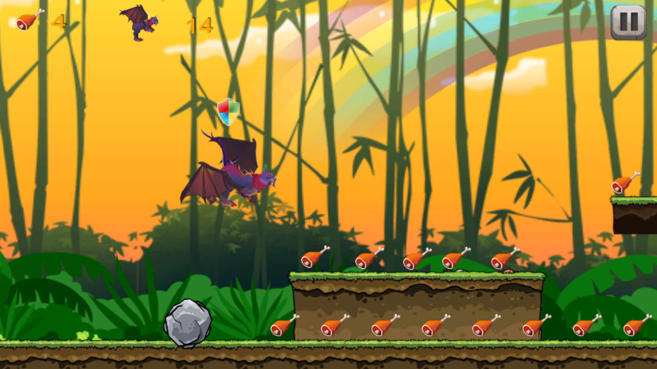 Super monster run adventures in monkey jungle screenshot 4