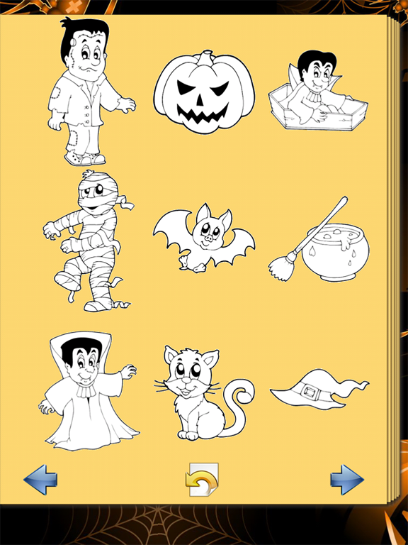 Halloween Coloring Book! iPad screenshot