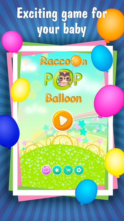Candy Raccoon: Pop Balloons