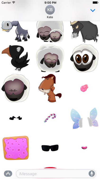 Hay Ewe - Farm friends sticker pack
