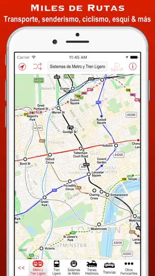 Captura de pantalla de Poison Maps - UK E Irlanda en iPhone 2