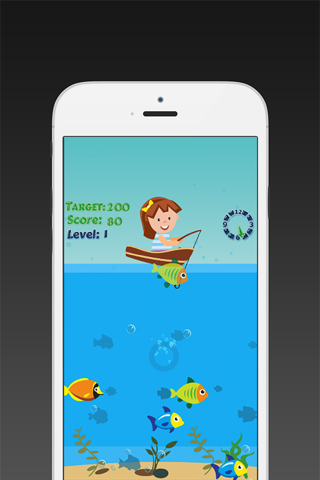 Girl Fishing - toddler games free for educational screenshot 3