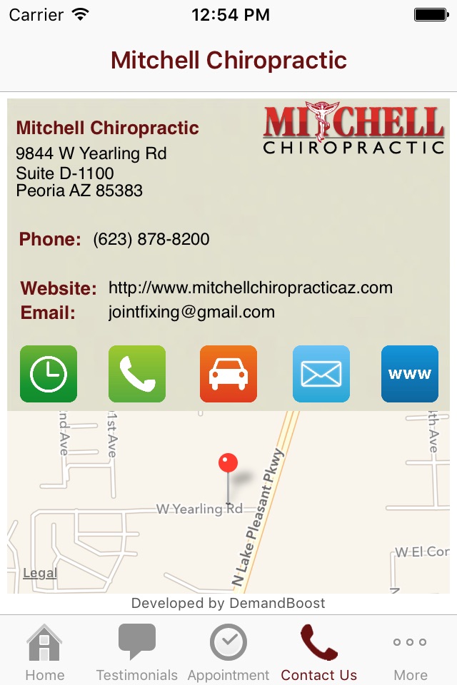 Mitchell Chiropractic screenshot 4