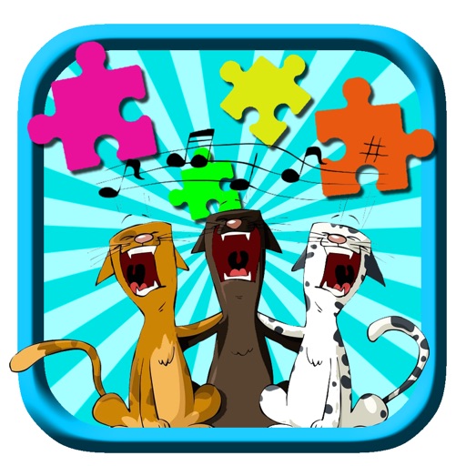 Crazy Singing Pep Pet Jigsaw Puzzle Game For Kids iOS App