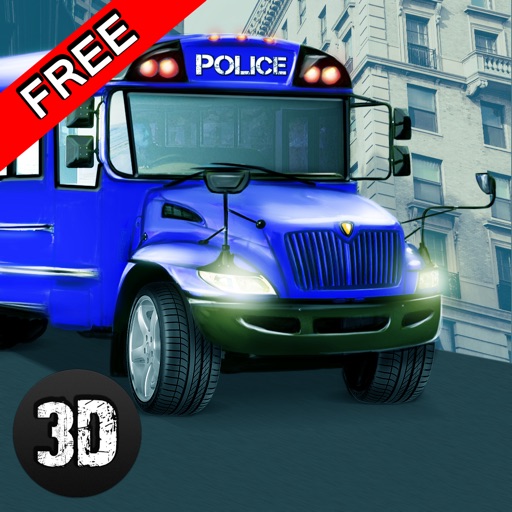 City Police: Jail Criminal Transport 3D Icon