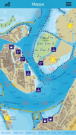 Carta Nautica della Laguna di Venezia(圖4)-速報App