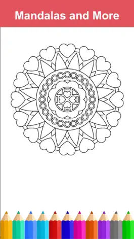 Game screenshot Mandala Adult Coloring Book Free Stress Relieving mod apk