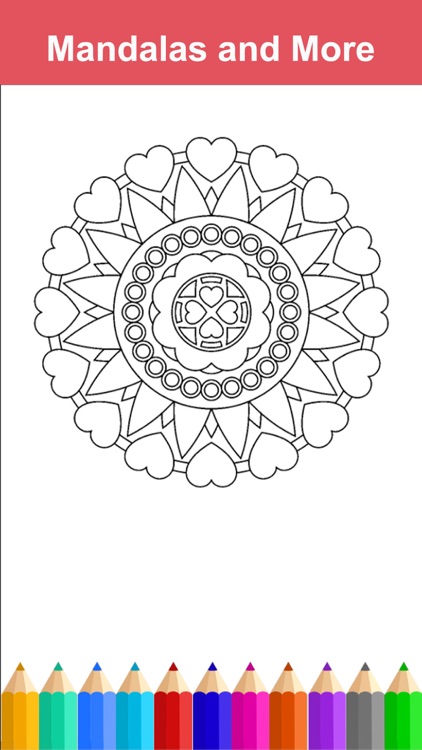 Mandala Adult Coloring Book Free Stress Relieving