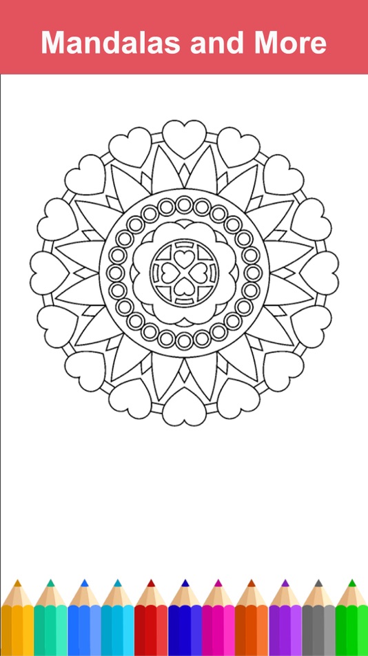 Mandala Adult Coloring Book Free Stress Relieving - 1.0 - (iOS)