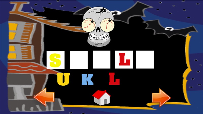 o dia das bruxas 2016 jogo de palavras Inglês screenshot 4