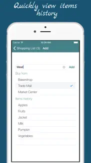 shopping list - multiple grocery shop lists iphone screenshot 3