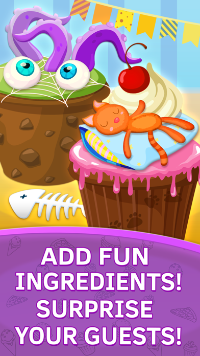 Cupcake Kids Food Games. Premium screenshot 1