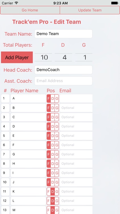 Track'em Live - Hockey Stats