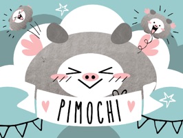 Pimochi The Flying Pig sticker pack contains 23 stickers with animation
