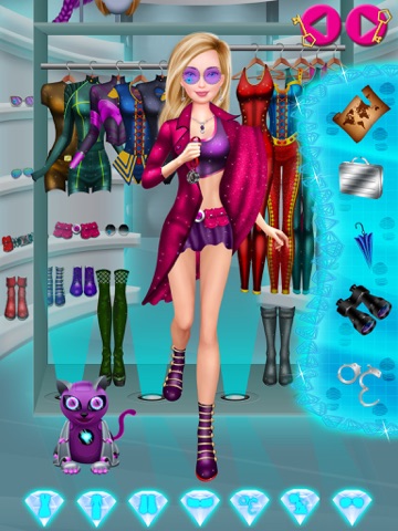 Super Spy Girl Salon: Kids Makeup & Dress Up Games screenshot 4