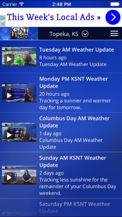 KSNT Weather - Storm Track Topeka, Kansas