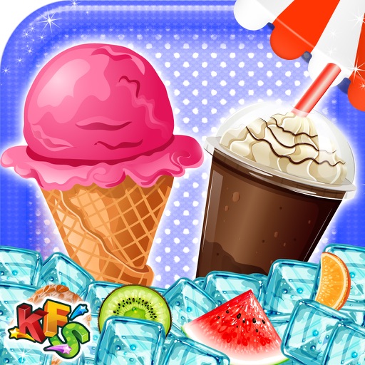 Frozen Dessert Food Stand - Crazy cooking & scramble baking game for kids icon