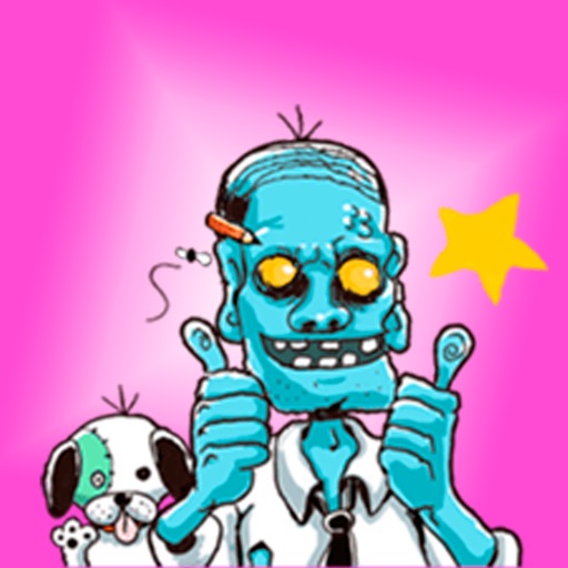 Best Friends ● Zombie&Puppy! - Halloween Stickers icon