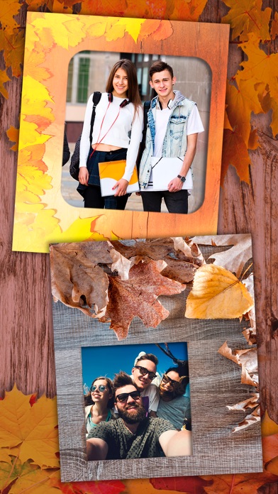 Multiphoto Frames for Autumn– Collage & Album iPhone screenshot 5 - Entertainment app