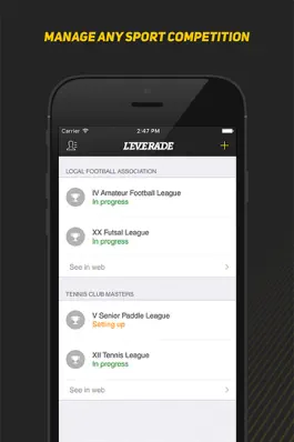 Game screenshot Bracket Maker & Tournament & League App - LEVERADE apk