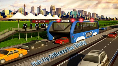 警察高架バスシミュレータ3D：刑務所輸送 Prisoner Transport Bus Gameのおすすめ画像1
