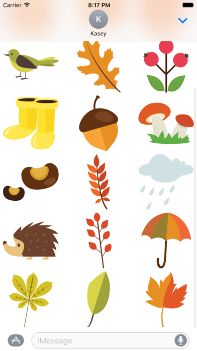 Screenshot #2 pour Automne Autocollants
