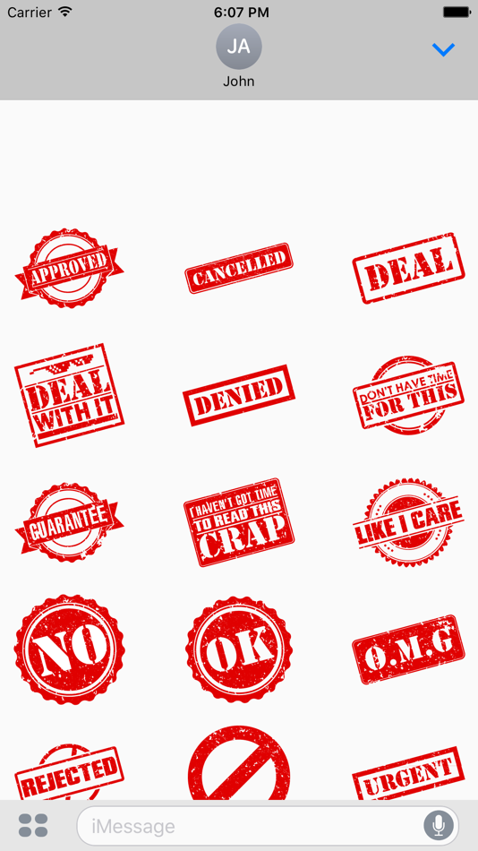 Kappboom™ Saucy Stamp Stickers - 1.0.1 - (iOS)