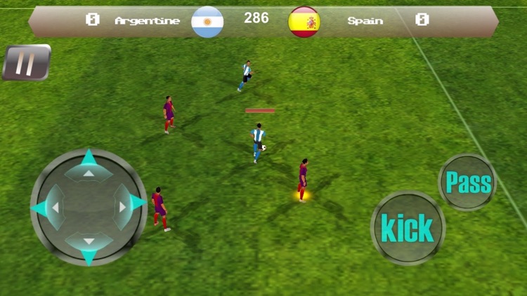 Pro Football Soccer League 3D screenshot-4