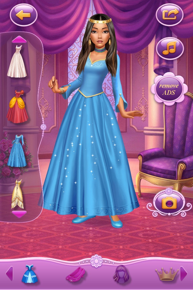 Dress Up Princess Pocahontas screenshot 2