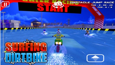 Surfing Dirt Bike - Dirt Bike Jetski Racing Games Screenshot 3