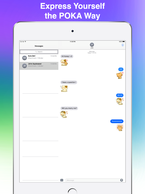 Screenshot #4 pour Poka Sticker