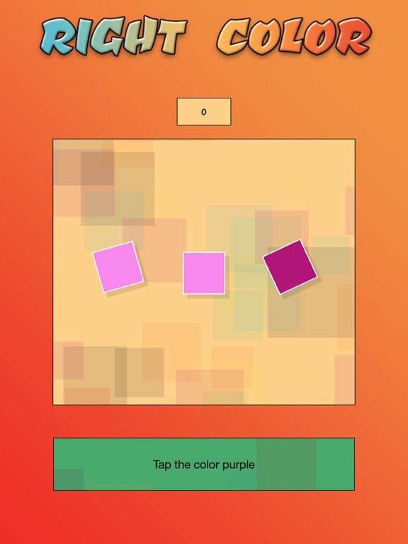 Screenshot #5 pour Right Color - chose the right color game
