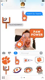 clemson tigers stickers for imessage iphone images 1