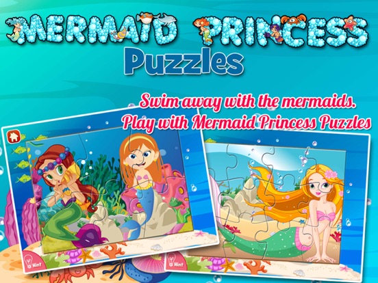 Mermaid Princess Puzzles: Puzzle Games for Kids screenshot 3