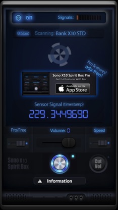 Sono X10 Spirit Box screenshot 2