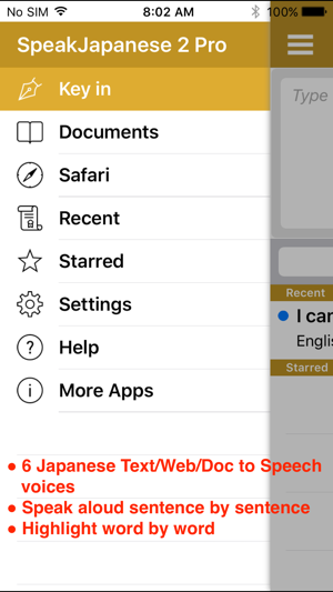 SpeakJapanese 2 FREE (6 Japanese Text-to