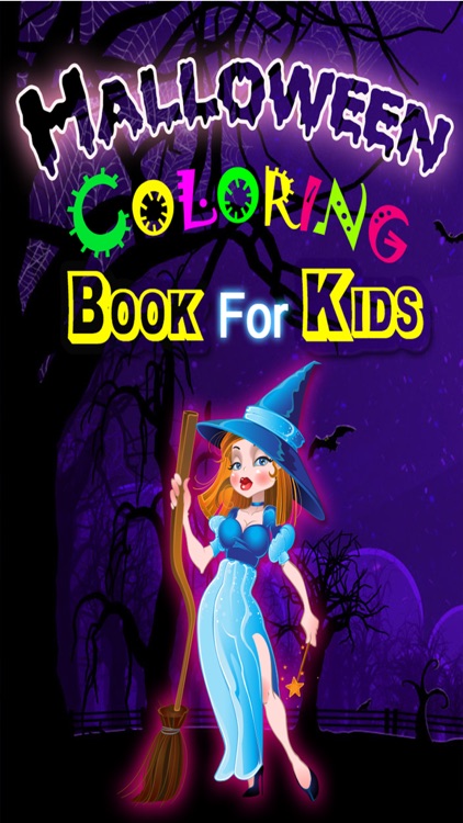 Halloween Coloring Book For Kids - Free Color Page