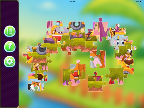 puzzel dieren sesamstraat spelletjes van 6 jaar iPad app afbeelding 4