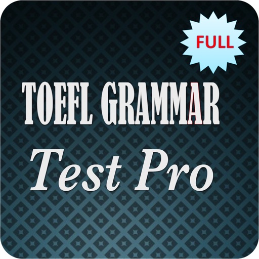 Toefl Grammar Test Pro  - Full iOS App