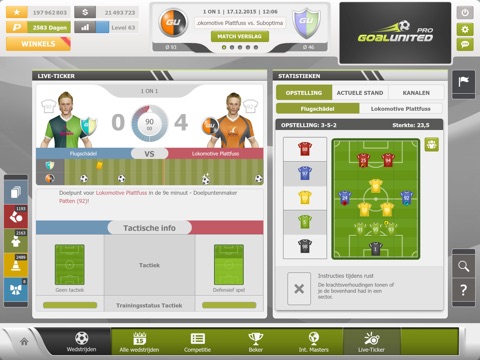 goalunited PRO – the football manager for experts screenshot 2