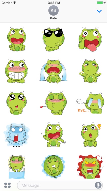 Little Frog - Cute stickers for iMessage