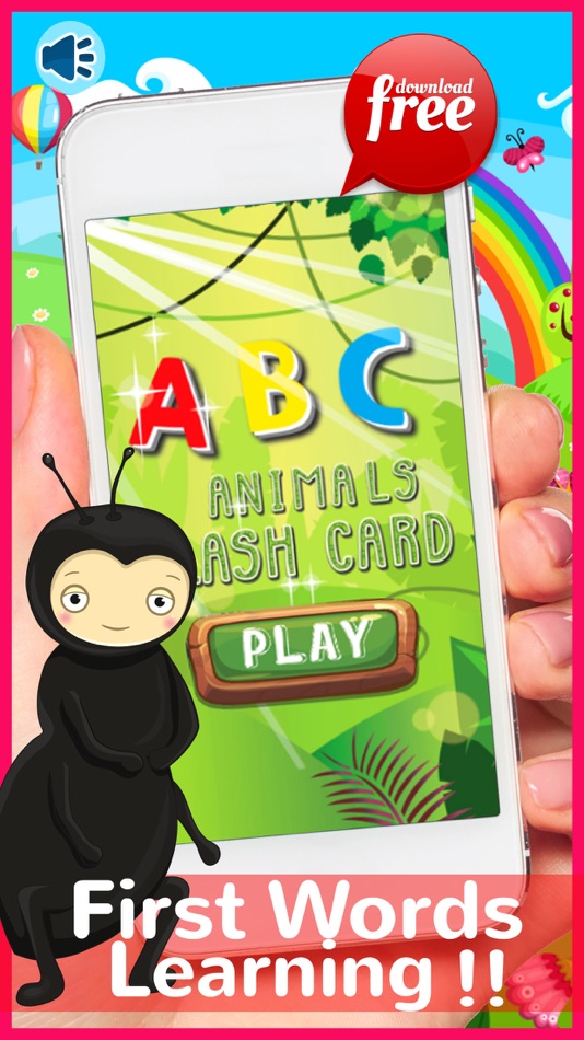 ABC Animals Flashcards Preschool English Learning - 1.0.4 - (iOS)