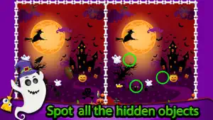 Find & Spot the Difference:kids Halloween Edition screenshot #1 for iPhone