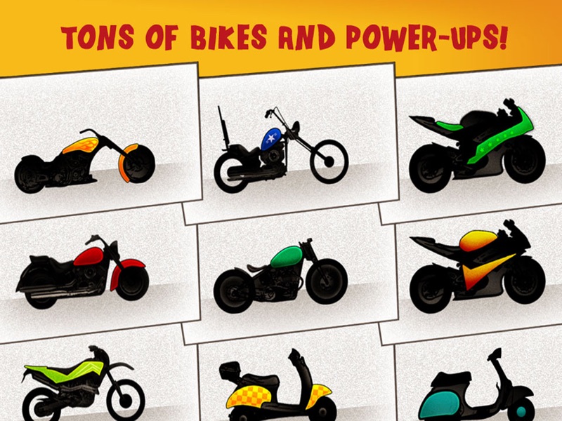 オートバイレースゲーム -  バイクチェイス挑戦 screenshot 9