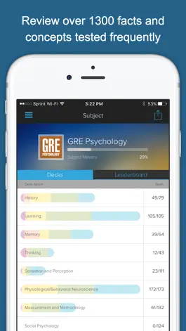 Game screenshot GRE Psychology Exam Prep apk