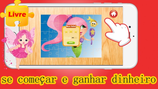 Quebra-Cabeça da Princesa Sereia no Jogos Educativos Grátis para