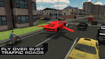 Screenshot #3 pour Vol simulateur voiture - extrême vol jeu de test