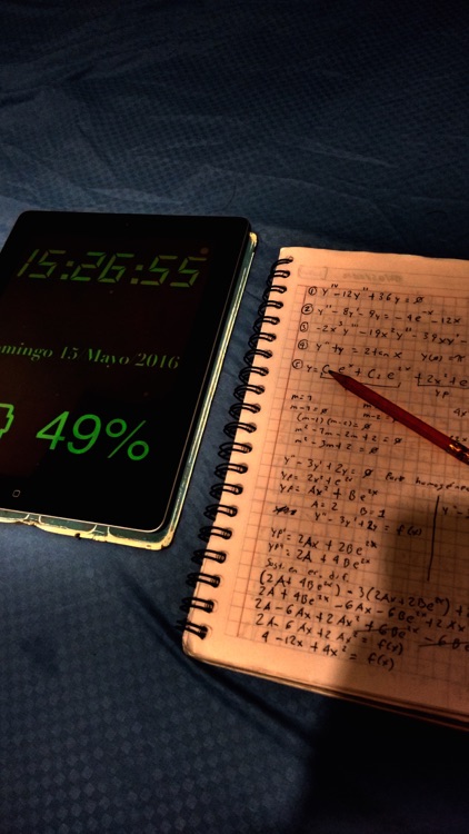 Clock, Calendar & Baterry